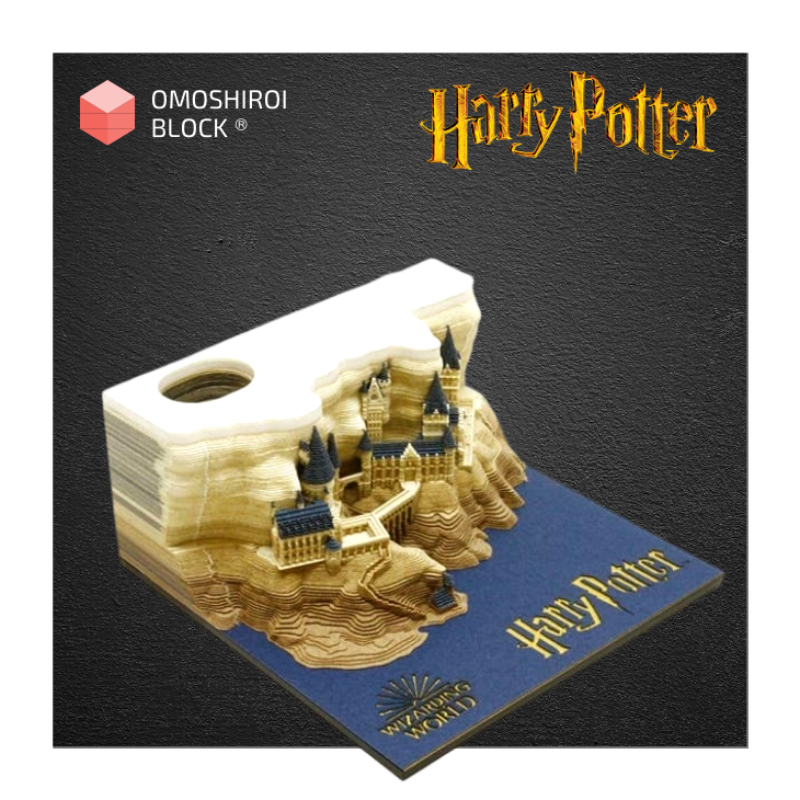 Hogwart Castle Harry Potter Omoshiroi Block