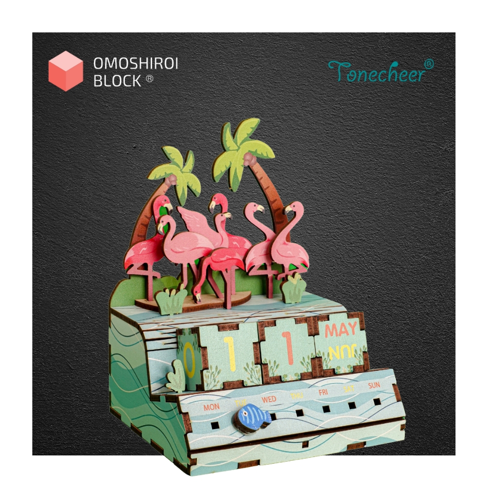 Pink Flamingo - ®OMOSHIROI Block